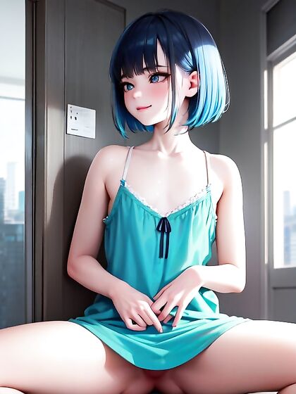 Bobcut Guy Enjoying Blissful Moments in Happy Hentai AI Action