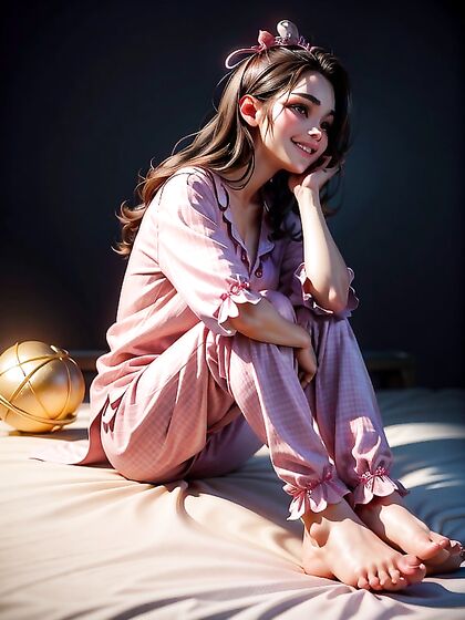 Presenting Her Perfect Feet: A Seductive Side View Hentai Experience