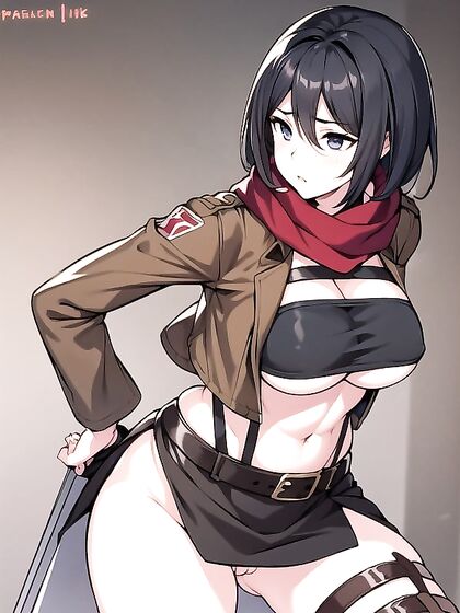 Hands-On-Hips Action with Mini-Skirt and Exposed Belly in Steamy Hentai Scenes