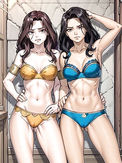 Fearful Bust-Up Views in Seductive Hentai AI Action