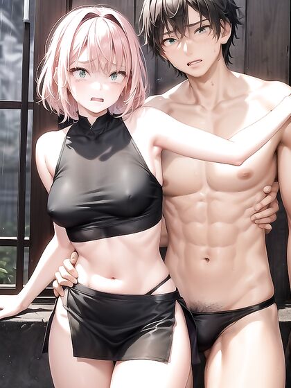 Blonde-Haired Sakura Enjoys Intense NIGHT HENTAI Pleasure
