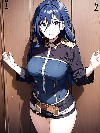 Noon Sunlight Shines on Her Cotton Shorts in This Waisted hentai Scene