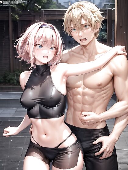 Sakura Shows Off Her Sensual Nape in Mesmerizing Medium-Length Hentai Action