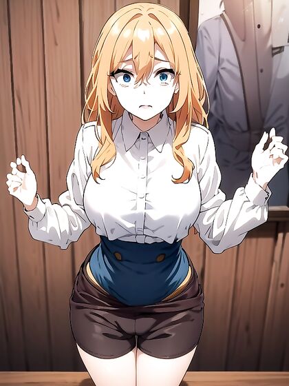 Big Breasted Beauty with Afro in Detailed Hentai Screencaps