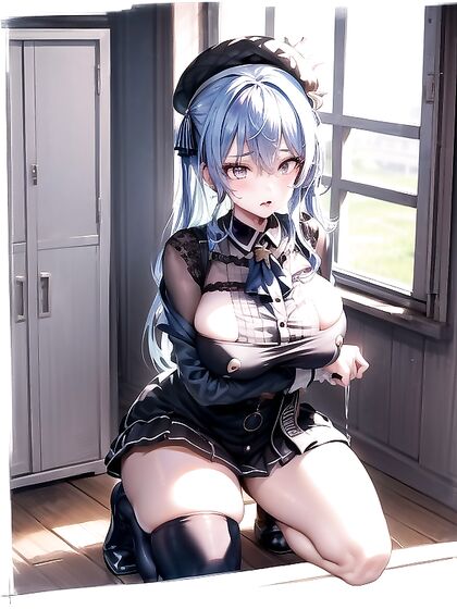 Thigh-High Socks Close-Up: Solo Hentai Sensations