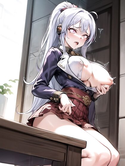Thick Lines at the Restaurant: A Solo Hentai Feast