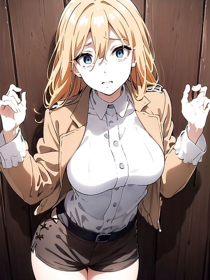 Ginger grabs her thick boobs in mind-blowing hentai action