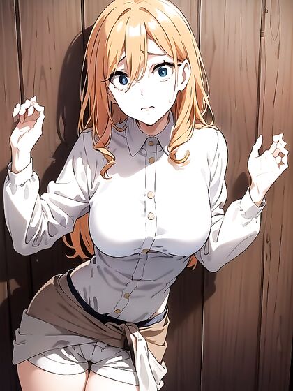 Fearful Blue-Eyed Beauty Gets Her Boobs Grabbed in Intense Hentai Action