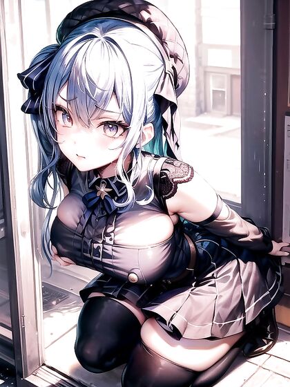 Raining Day Dreams: Erotic Hentai Scenes with a Window View and Beret