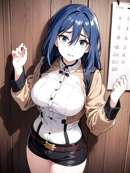 Noon hentai featuring bottom-up booty grabs and intense boob action