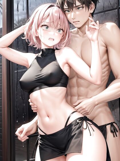 Ultra-Detailed Nighttime hentai Action with Petite Breasts