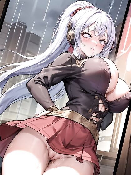 in Snowy Seduction: Breast Expansion Thrills in Uniform Hentai