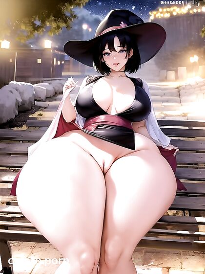 Blue-Eyed Babe Shows Off Her Massive Ass in Busty Hentai Action