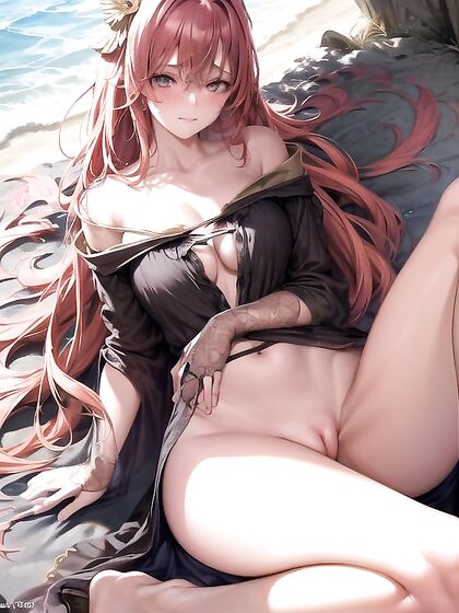 Green-Haired Beauty in Ultra-Detailed Top-Down Hentai Scenes