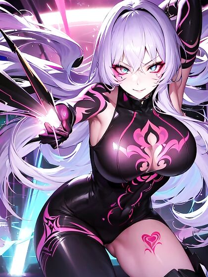 Seductive Anime Chick Poses in Minimal Clothing for Steamy Hentai Action