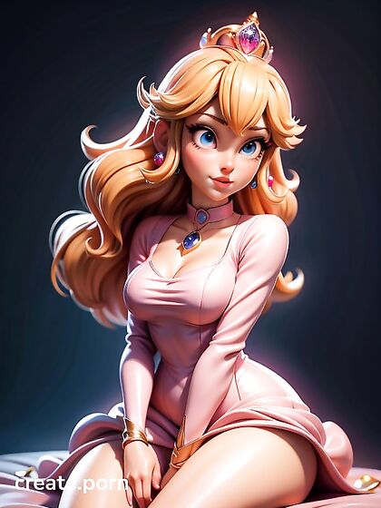 Princess Peach's Skinny 18-Year-Old Body in Steamy Hentai Action