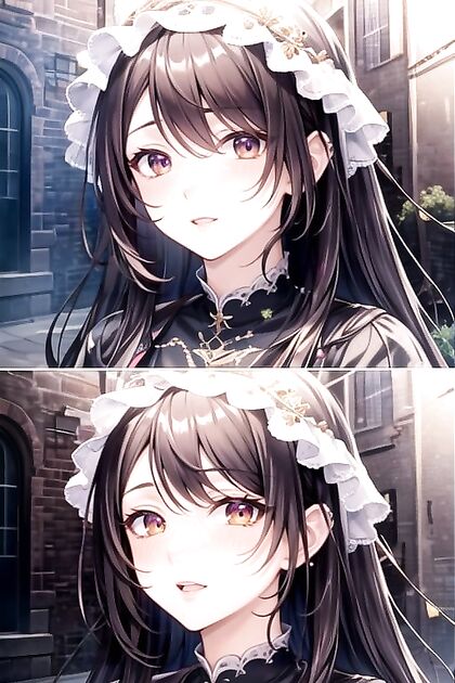 Seductive Choker and Sweater Combo in Open-Clothes hentai Action