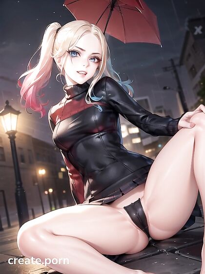 Spreading Her Legs in the City: A Steamy Sweater Hentai Adventure