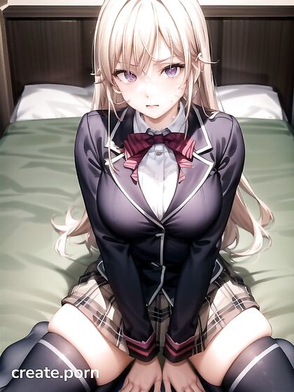 Kneeling Submissive Gets DildoInserted While Seductively Eyeing You