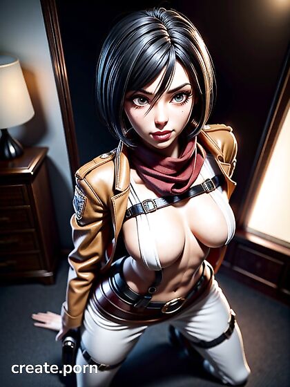 Mikasa Ackerman Spreads Her Legs for Intense hentai Pleasure