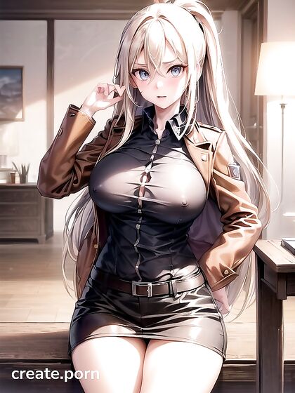 18-Year-Old Poses with Hands on Hips in Ultra-Detailed Hentai Fantasy