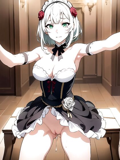 Noelle from Genshin Impact Blushes inEmbarrassing French Maid Hentai Scenes