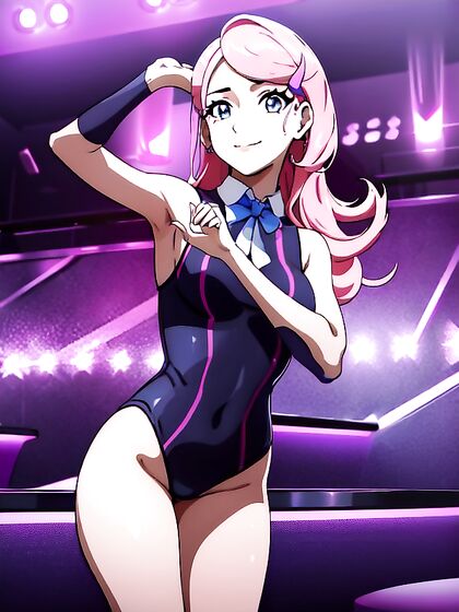 Ace Trainer from Pokémon Enjoying Happy Solo Moments in Steamy Hentai Action