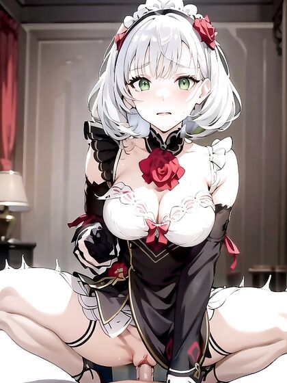 Noelle from Genshin Impact Blushes Through Embarrassing Hentai Pleasure