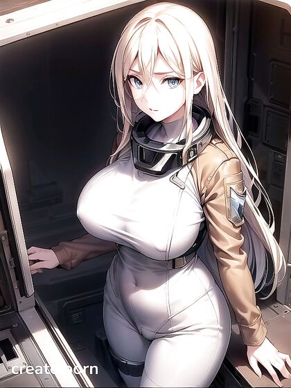 Leaning Forward with Hands on Hips: A Seductive View in Hentai AIPorn