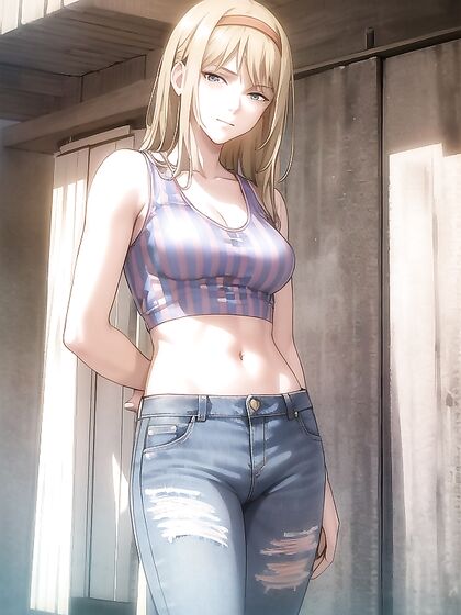 Ymir Fritz from Attack on Titan Enjoying Intense Solo Hentai Pleasure