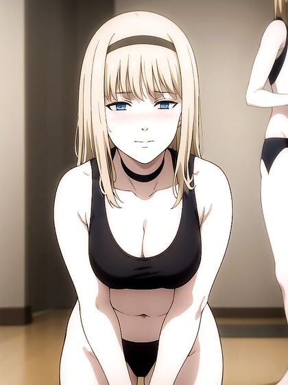Ymir Fritz from Attack on Titan in Jack O' Lantern Pose for Intense Hentai Pleasure