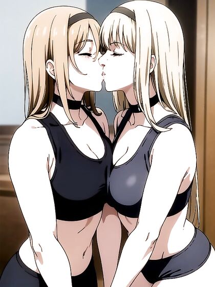 Mischievous Smiles and Blushes: A Detailed Two-Person Hentai Adventure