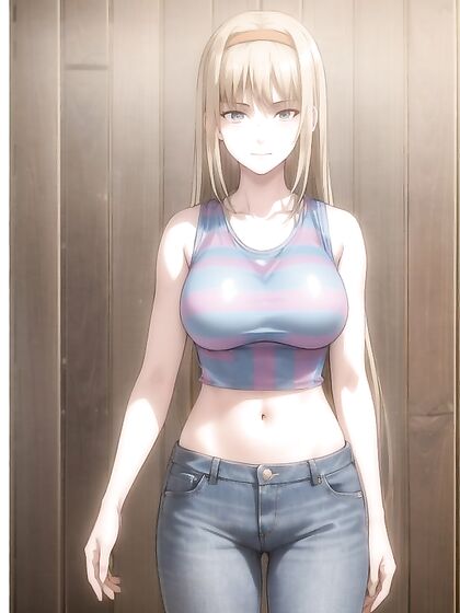 Ymir Fritz from Attack on Titan Seduces in a Sexy Crop Top Hentai Scene