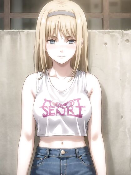 Victoria’s Secret Model in Crop Top Seduces inSTEAMy Hentai AI Image