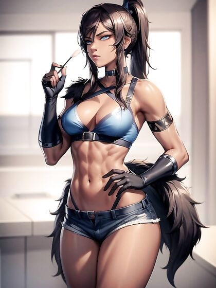 Ultra-Detailed Hentai AI Porn with Makeup and Choker Seduction
