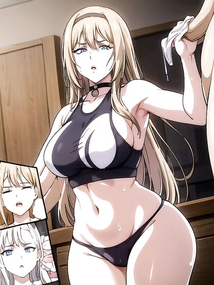 Choked and Bound in Sporty Shorts for Intense Hentai Pleasure