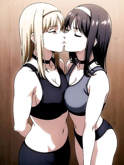 Ymir Fritz from Attack on Titan Works Out in Blacked Sports Bra for Steamy Gym Hentai Action