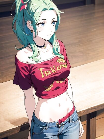 Tina from Final Fantasy Takes On Intense Solo Hentai Action