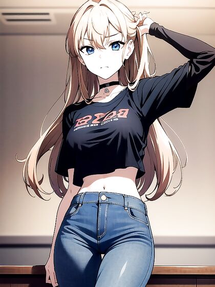 Asuka Smiles and Blushes in Mischievous 18+ Hentai AI Action