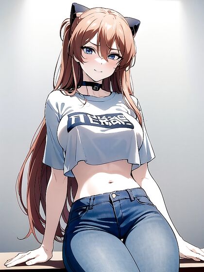 Asuka's Underboob Tease in Tight Jeans Leads to Steamy Hentai Pleasure