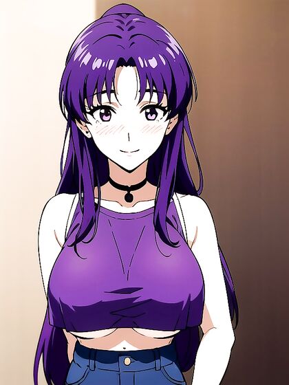 Mischievous Smile and Blush in Crop Top: Detailed Screencap Hentai Delight