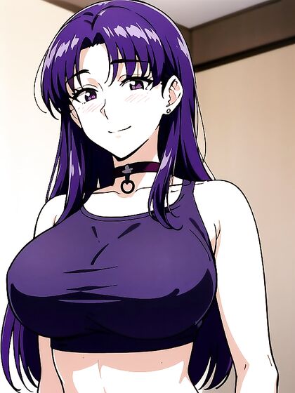 Misato from Evangelion in Explicit Detail for Sensual Hentai Pleasure
