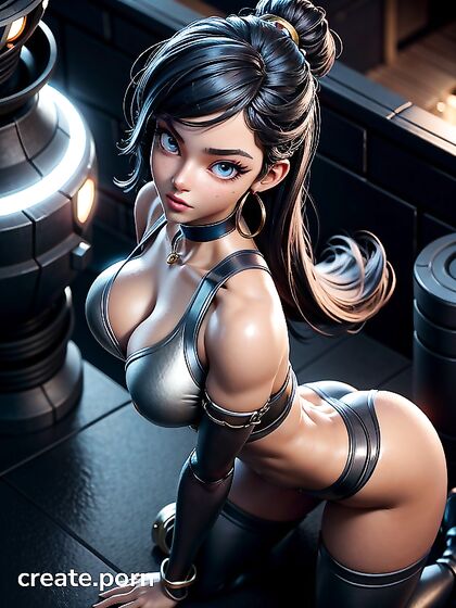 Horny Undressing by the Window with a Scintillating View in hentai AIPorn