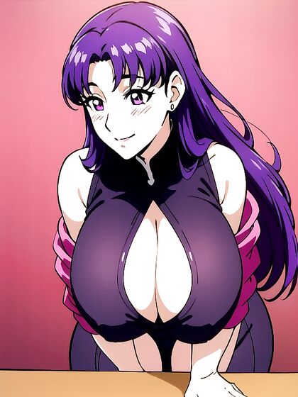 Bimbo with Pink Makeup and a Massive Ass in Fat Hentai AI Image