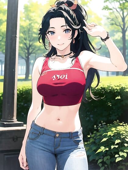 Mischievous Smile and Blush: A Casual Hentai Adventure