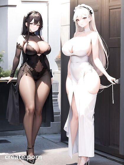 Big-Titted Busty Maid in Seductive Hentai Action