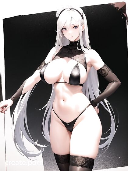 Busty Maid with Giant Tits and Curvy Ass in Steamy Hentai Action