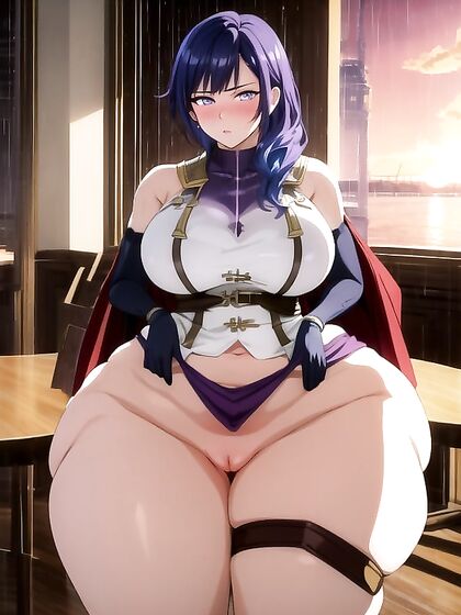 Dark-Haired Beauty Bares Her Shoulders in Sensual Hentai Action