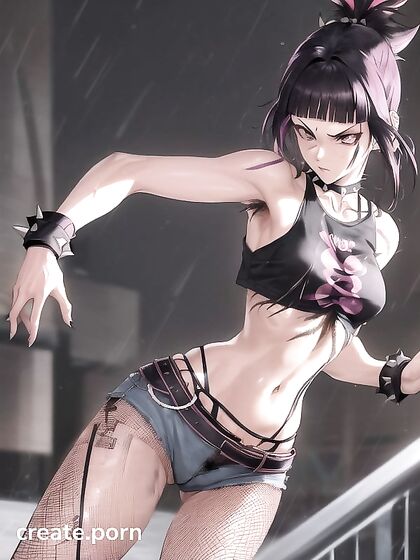 Retro hentai featuring piercings and bold makeup for intense pleasure scenes