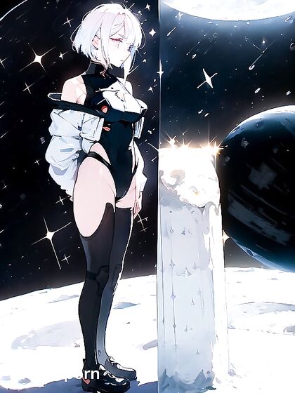 Heartbroken Heroine Sheds Sparkling Tears Under the Starry Sky in Erotic Hentai